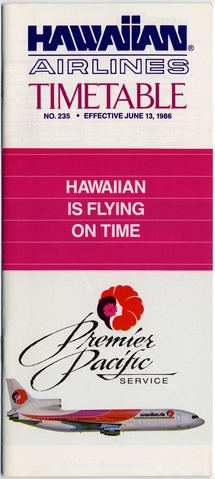 Timetable: Hawaiian Airlines