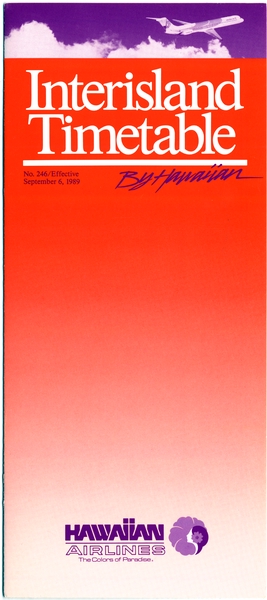 Image: timetable: Hawaiian Airlines