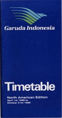 Image: timetable: Garuda Indonesia