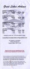 Image: timetable: Great Lakes Airlines