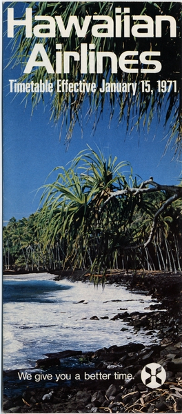 Image: timetable: Hawaiian Airlines