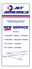 Image: timetable: Jet America Airlines
