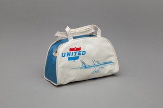 Image: miniature airline bag: United Air Lines