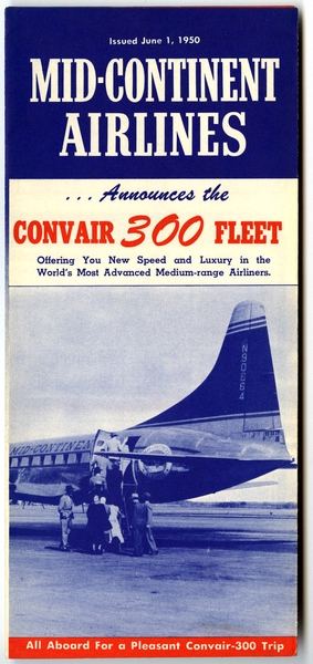 Image: timetable: Mid-Continent Airlines