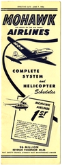 Image: timetable: Mohawk Airlines