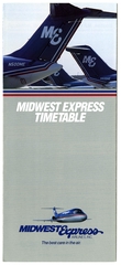 Image: timetable: Midwest Express Airlines (Midwest Airlines)