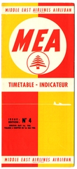 Image: timetable: Middle East Airlines (MEA)