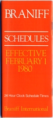 Image: timetable: Braniff Airlines