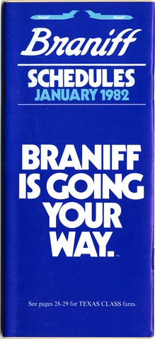 Timetable: Braniff International