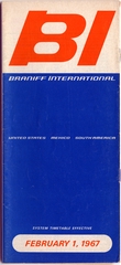 Image: timetable: Braniff International