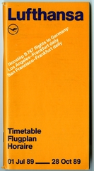 Image: timetable: Lufthansa German Airlines