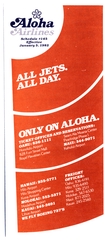 Image: timetable: Aloha Airlines