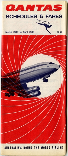 Image: timetable: Qantas Airways