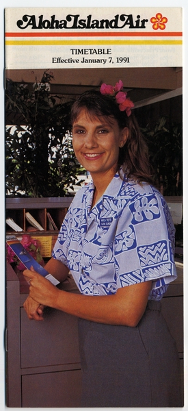 Image: timetable: Aloha Airlines and Aloha Island Air