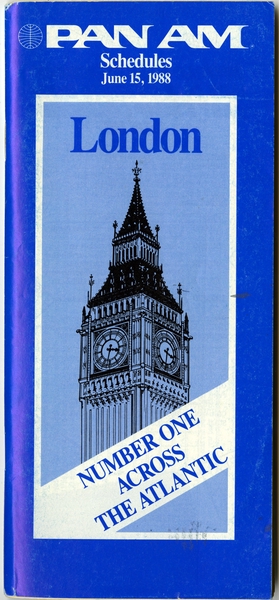 Image: timetable: Pan American World Airways