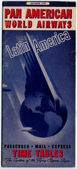 Image: timetable: Pan American Airways, Latin America