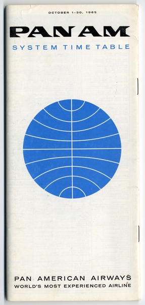 Image: timetable: Pan American World Airways