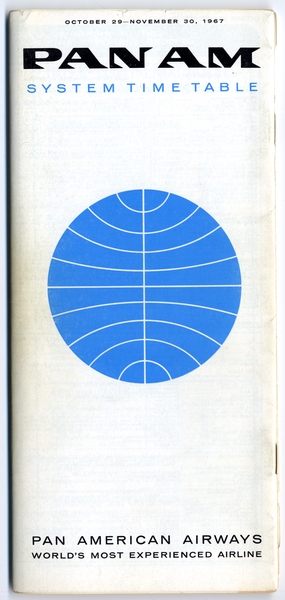 Image: timetable: Pan American World Airways