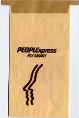Image: airsickness bag: People Express