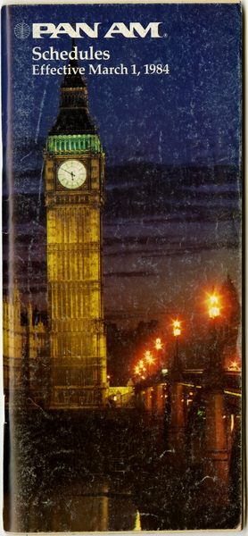 Image: timetable: Pan American World Airways