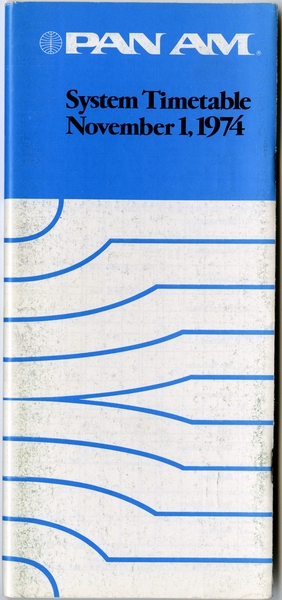 Image: timetable: Pan American World Airways