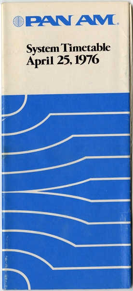 Image: timetable: Pan American World Airways