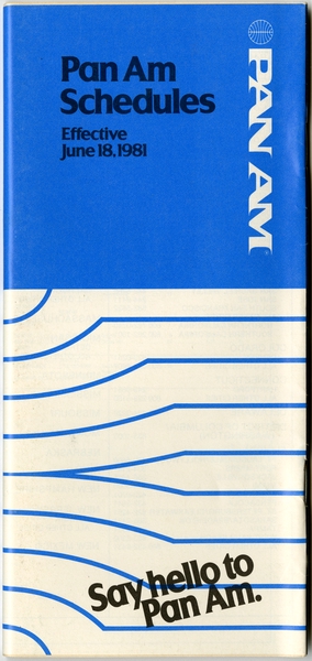 Image: timetable: Pan American World Airways