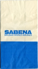 Image: airsickness bag: Sabena (Belgian World Airlines)