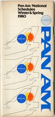 Image: timetable: Pan American World Airways and National Airlines, winter and spring schedule