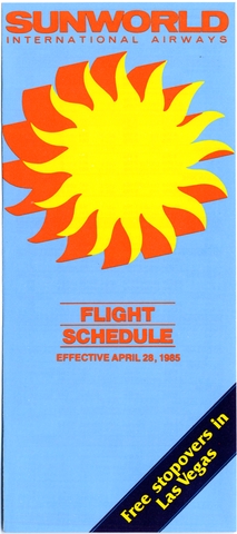 Timetable: Sunworld International Airways
