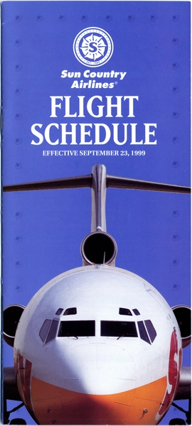 Image: timetable: Sun Country Airlines