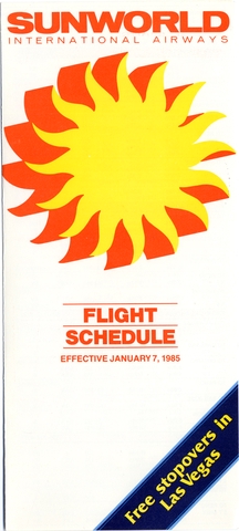 Timetable: Sunworld International Airways