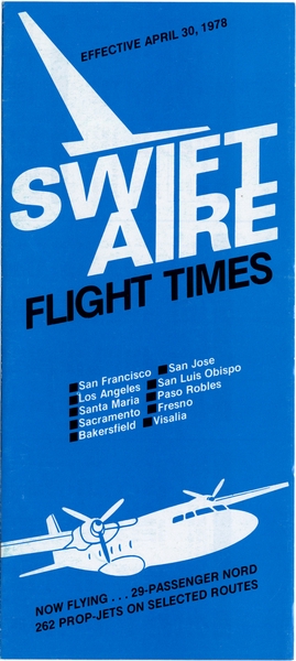 Image: timetable: Swift Aire Lines