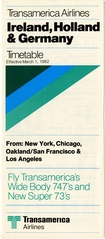 Image: timetable: Transamerica Airlines