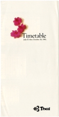 Image: timetable: Thai Airways International