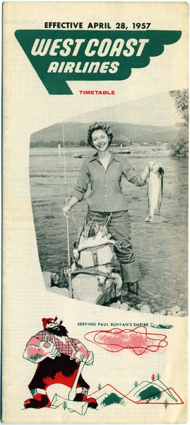 Image: timetable: West Coast Airlines