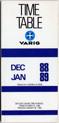 Image: timetable: VARIG