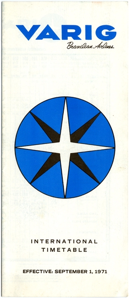 Image: timetable: VARIG