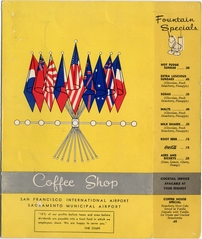 Image: menu: San Francisco International Airport (SFO), Coffee Shop