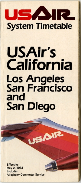 Image: timetable: USAir