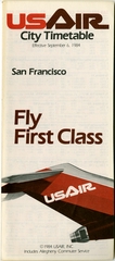 Image: timetable: USAir, San Francisco