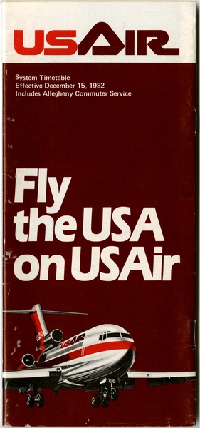 Image: timetable: USAir