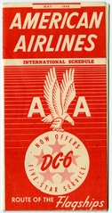 Image: timetable: American Airlines, international service