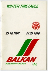 timetable: Balkan Bulgarian Airlines