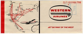 ticket: Western Airlines
