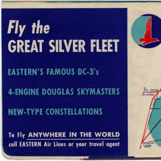 Image #2: ticket jacket: Eastern Air Lines, Lockheed L-749 Constellation
