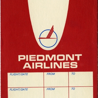 Image #1: ticket jacket: Piedmont Airlines