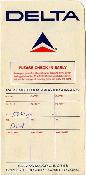 Image: ticket jacket: Delta Air Lines