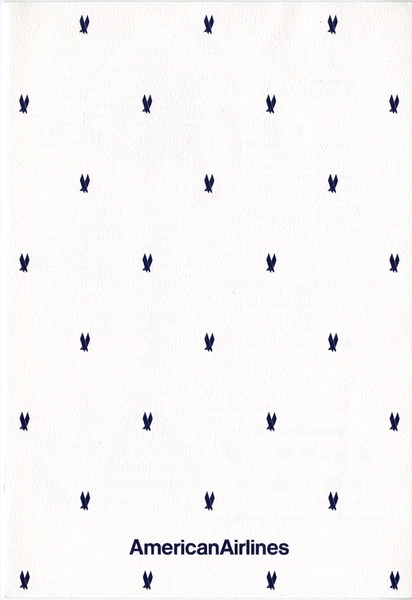 Image: menu: American Airlines