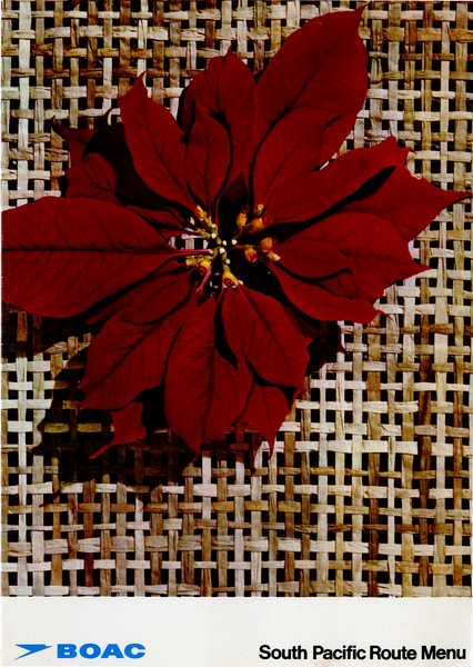 Image: menu: BOAC (British Overseas Airways Corporation)